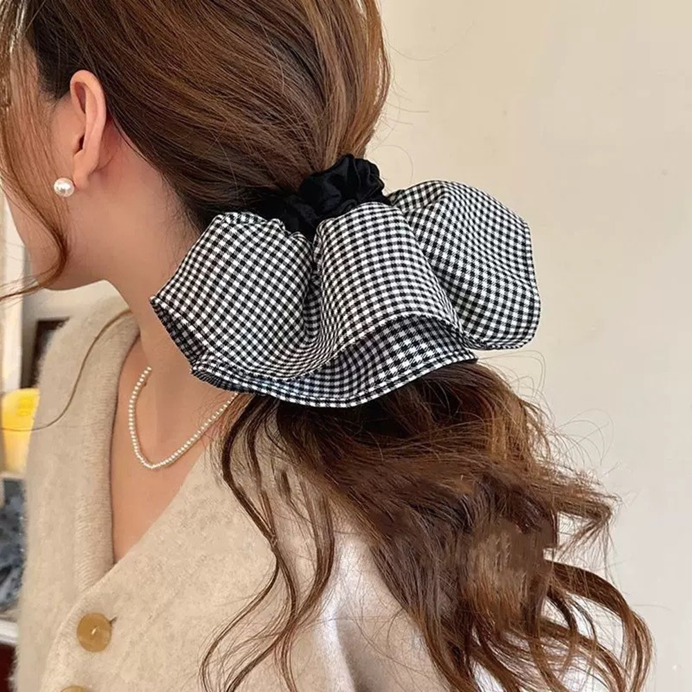 Extra Large Plaid Hair Ties El - Silk Tie Striped บทวิจารณ์และราคา