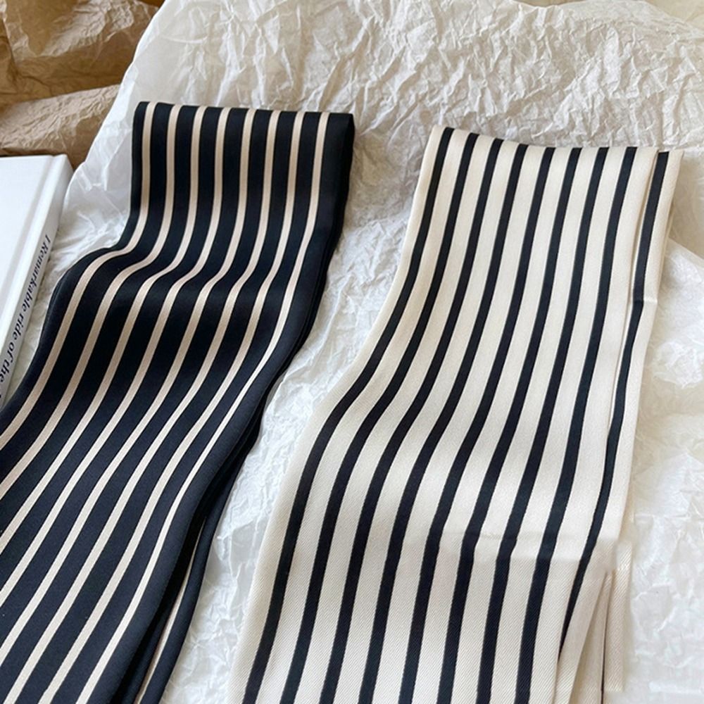 Tie Ribbon Headband Neckerchie - Silk Tie Striped บทวิจารณ์และราคา