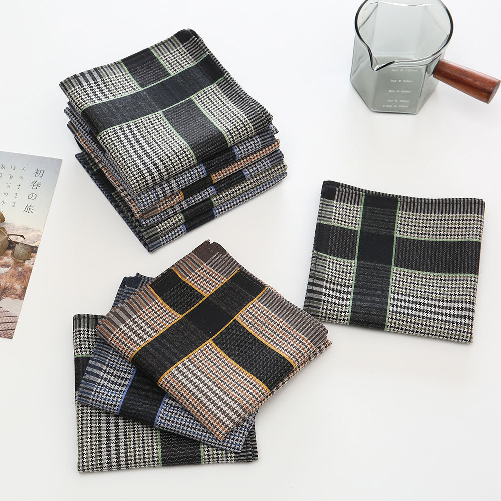 3/6/12 Pcs Men's Pure Cotton H - Handkerchief Cotton Men บทวิจารณ์และราคา