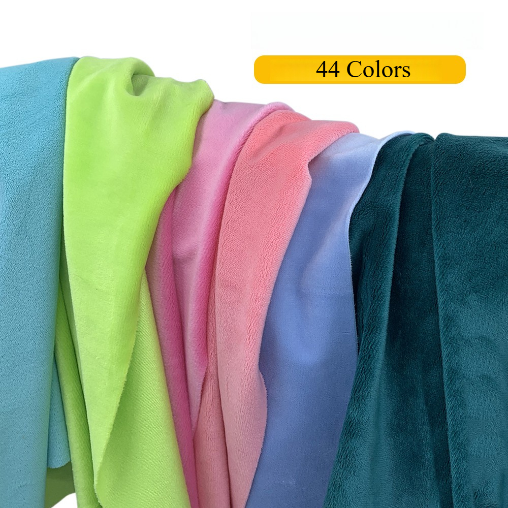 44 Colors Soft Short Plush Fab - Woven Scarf Blanket บทวิจารณ์และราคา