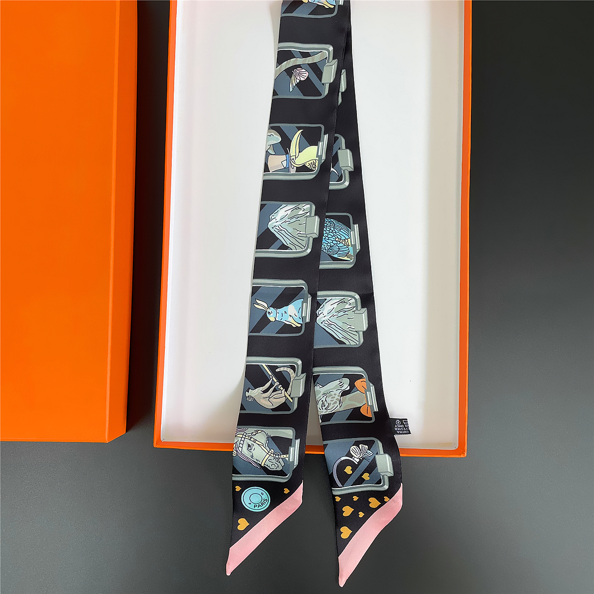 Brand Design Twill 100% Silk S - Silk Neck Scarf บทวิจารณ์และราคา