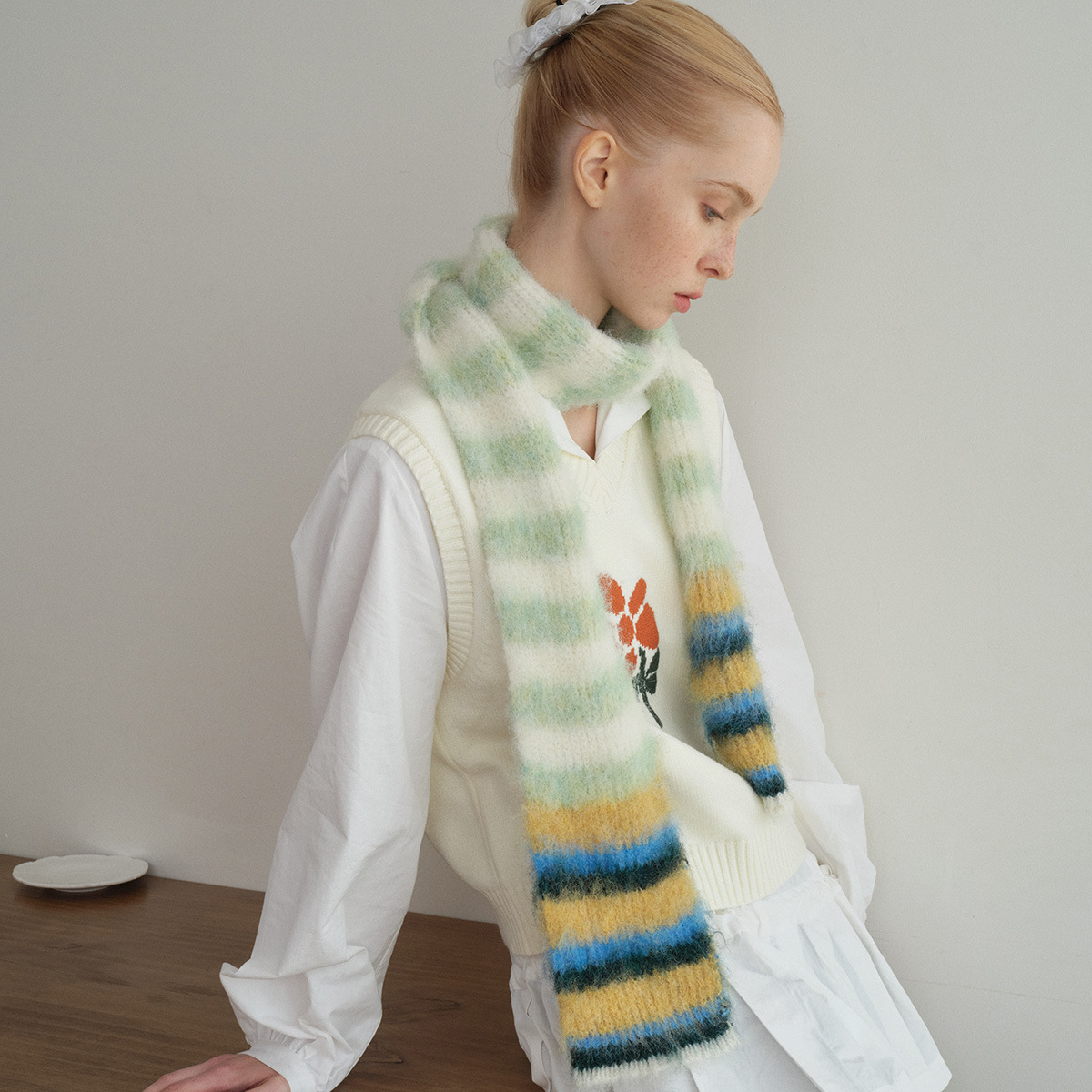 Women Winter Cashmere Scarf 20 - Woven Scarf Blanket บทวิจารณ์และราคา