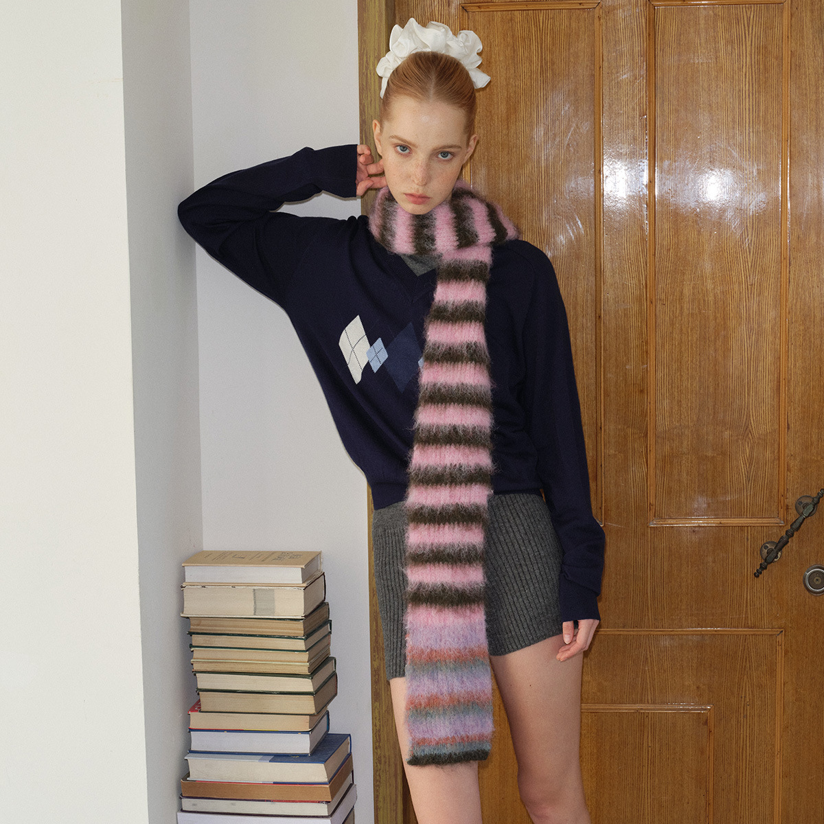 Women Winter Cashmere Scarf 20 - Woven Scarf Blanket บทวิจารณ์และราคา