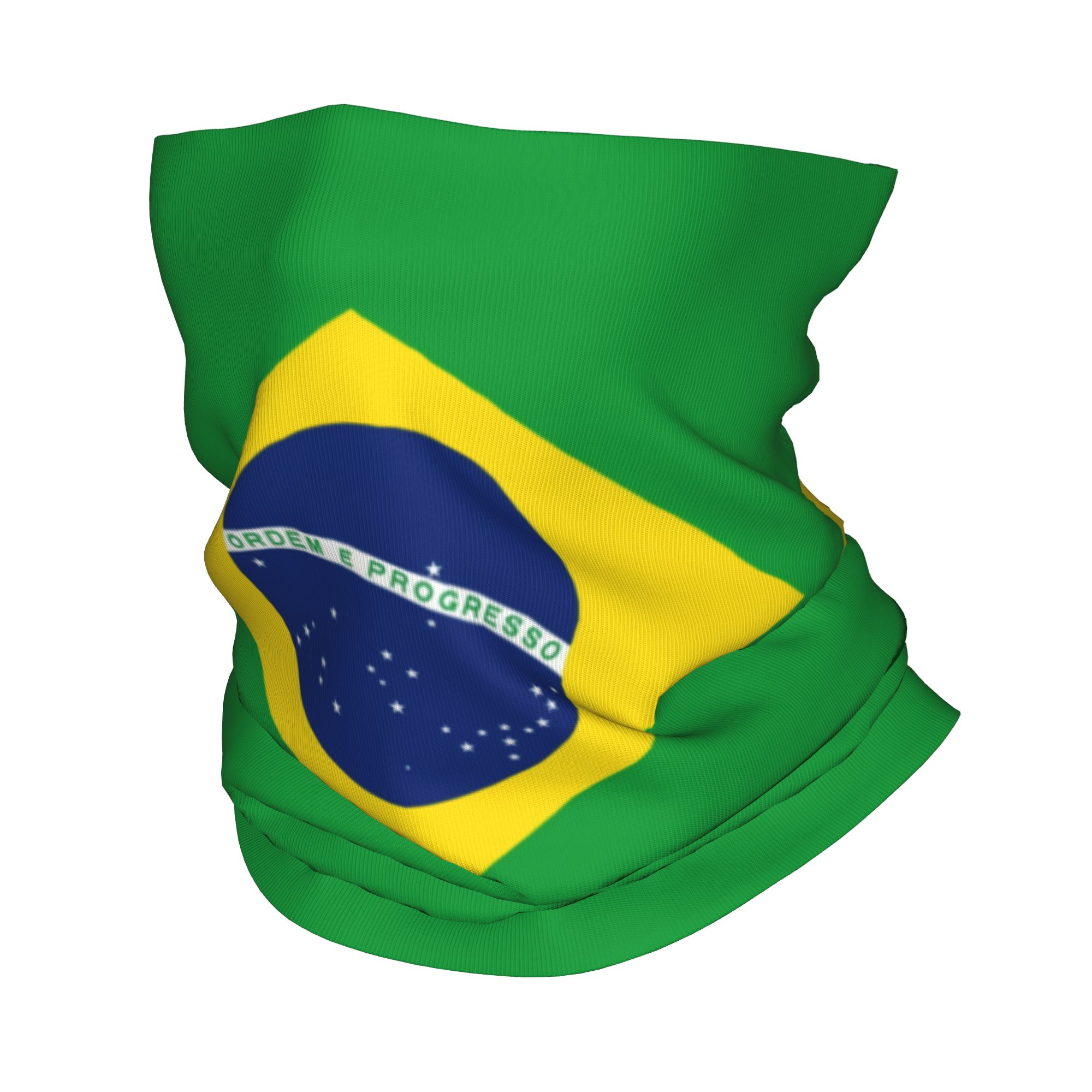 Custom Brazil Flag Bandana Nec - Neck Warmer Tube บทวิจารณ์และราคา