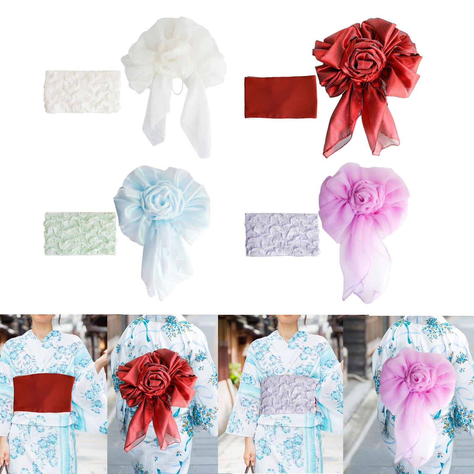 Yukata Belt Soft for Lady Wome - Bow Tie Pre Tied บทวิจารณ์และราคา