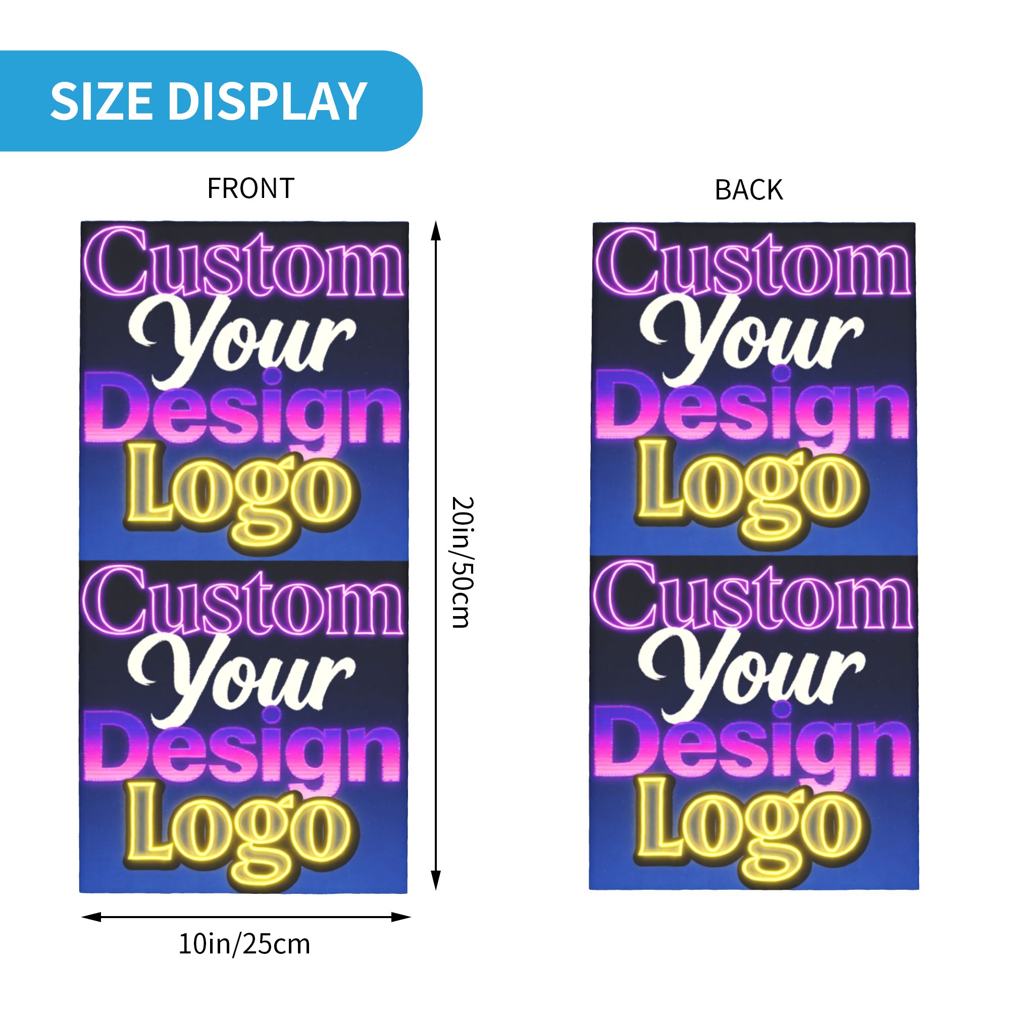 Custom Custom Your Design Logo - Neck Warmer Tube บทวิจารณ์และราคา