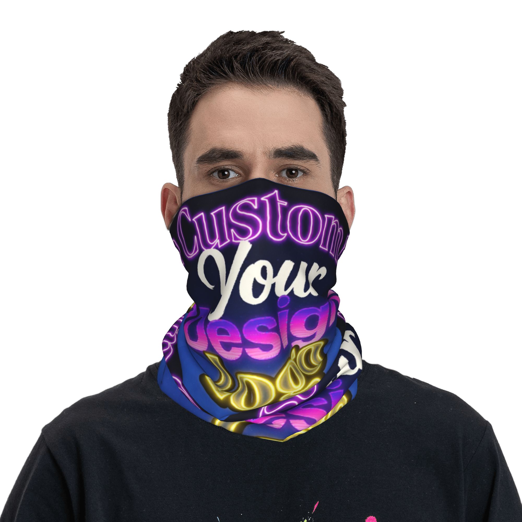 Custom Custom Your Design Logo - Neck Warmer Tube บทวิจารณ์และราคา