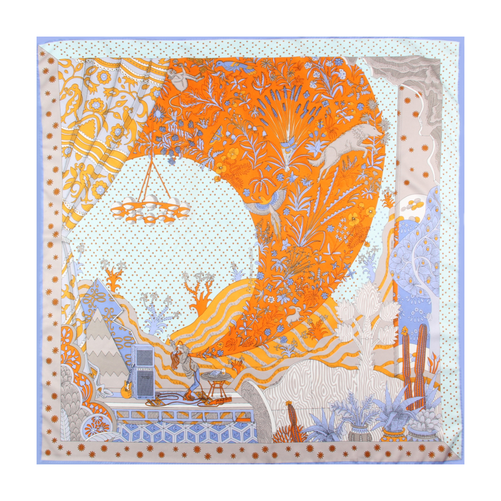 Manual Hand Rolled Twill Silk  - Scarf Silk Square บทวิจารณ์และราคา