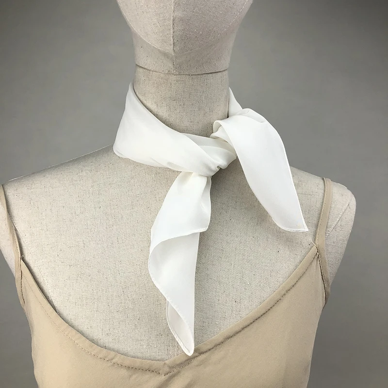 New Women Silk Scarf Square Ne - Silk Neck Scarf บทวิจารณ์และราคา