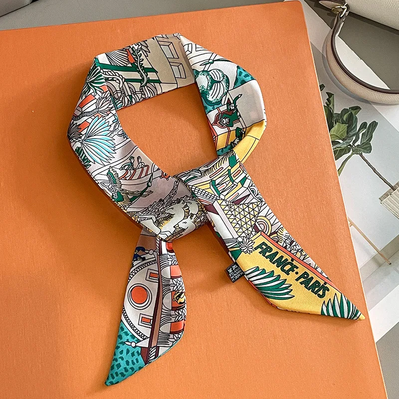 Luxury Design Horse Print Skin - Ascot Neck Scarf บทวิจารณ์และราคา