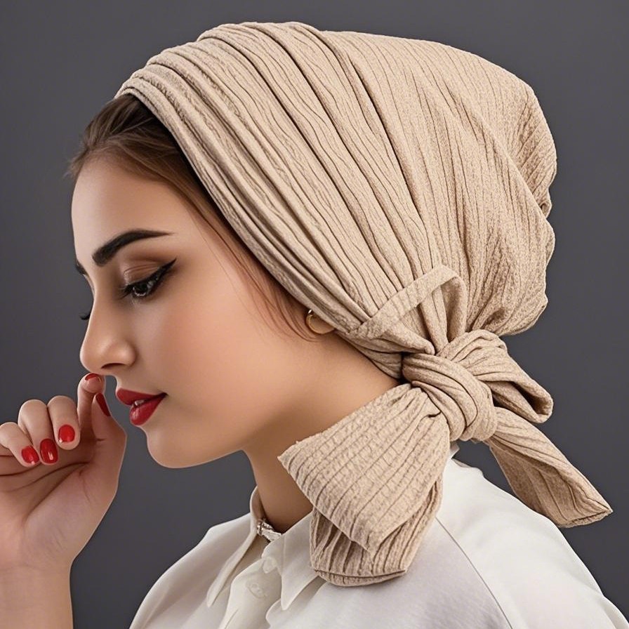 Luxury Spring knot Turban Hat  - Head Wrap Turban บทวิจารณ์และราคา