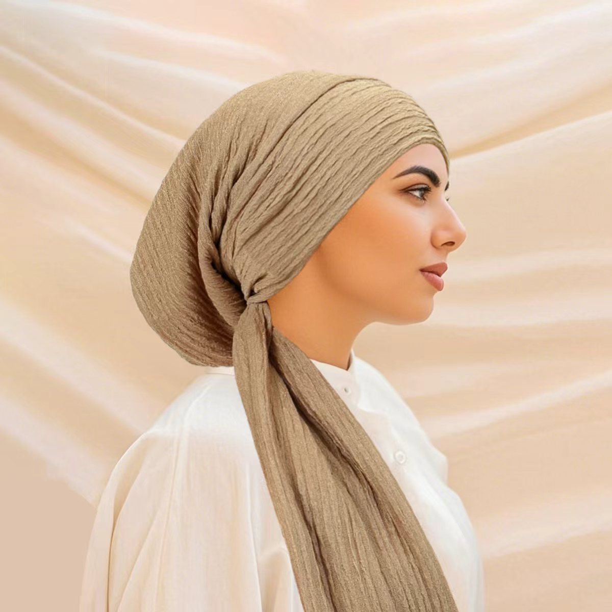 Luxury Spring knot Turban Hat  - Head Wrap Turban บทวิจารณ์และราคา