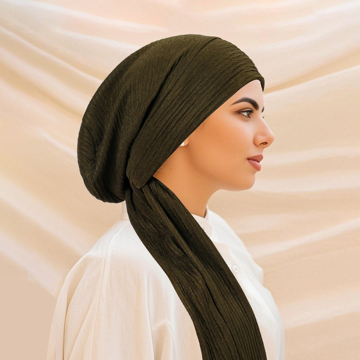 Luxury Spring knot Turban Hat  - Head Wrap Turban บทวิจารณ์และราคา