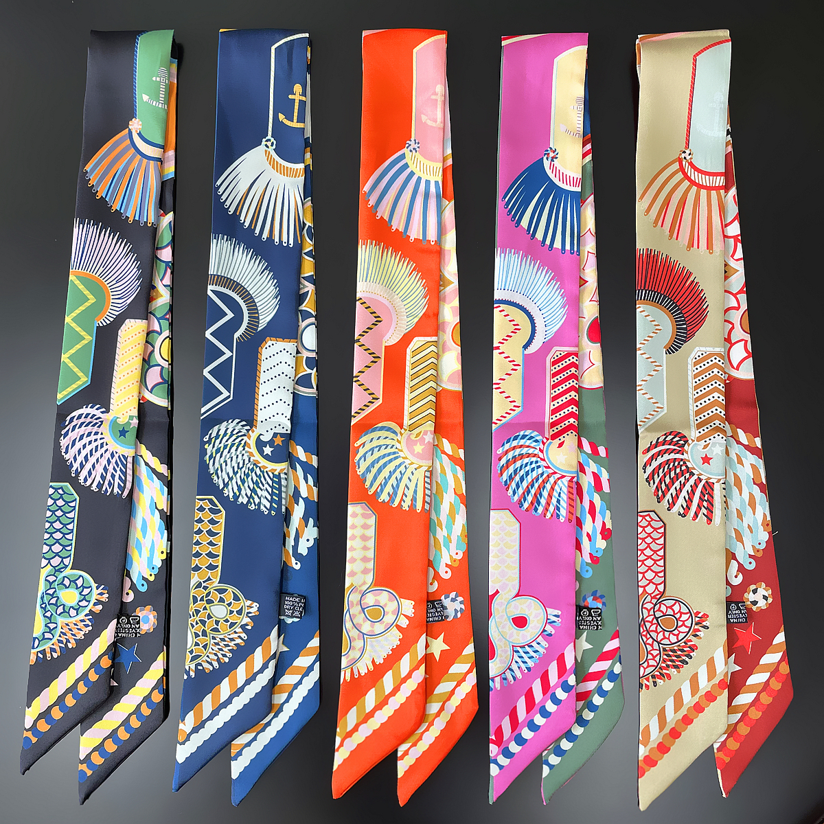 Brand Design Twill 100% Silk S - Silk Neck Scarf บทวิจารณ์และราคา