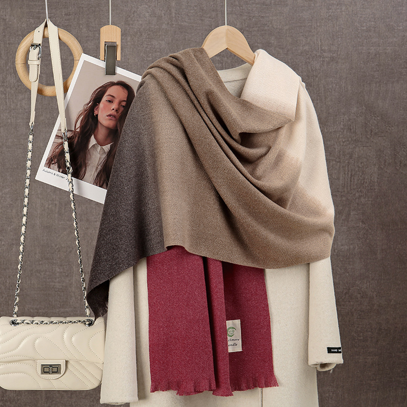 New 2024 Gradient Cashmere Sca - Woven Scarf Blanket บทวิจารณ์และราคา