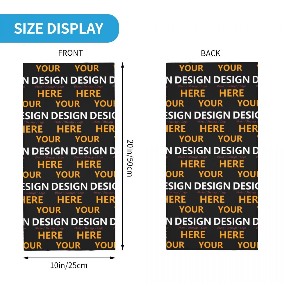 Custom Your Design Here Bandan - Neck Warmer Tube บทวิจารณ์และราคา