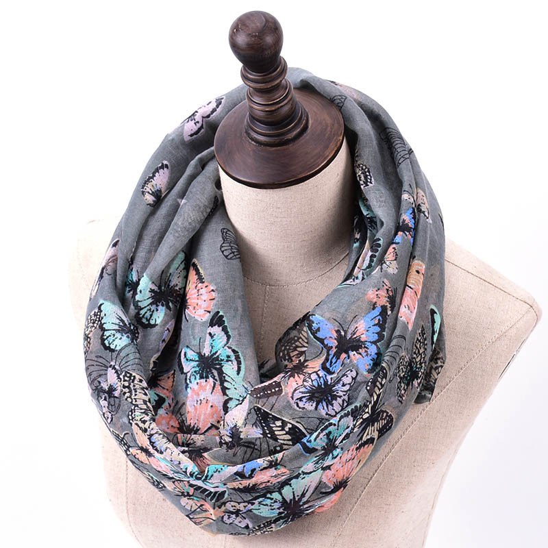 2022 New Fashion Butterfly Pri - Infinity Scarf Knit บทวิจารณ์และราคา