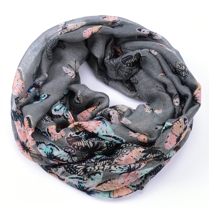 2022 New Fashion Butterfly Pri - Infinity Scarf Knit บทวิจารณ์และราคา