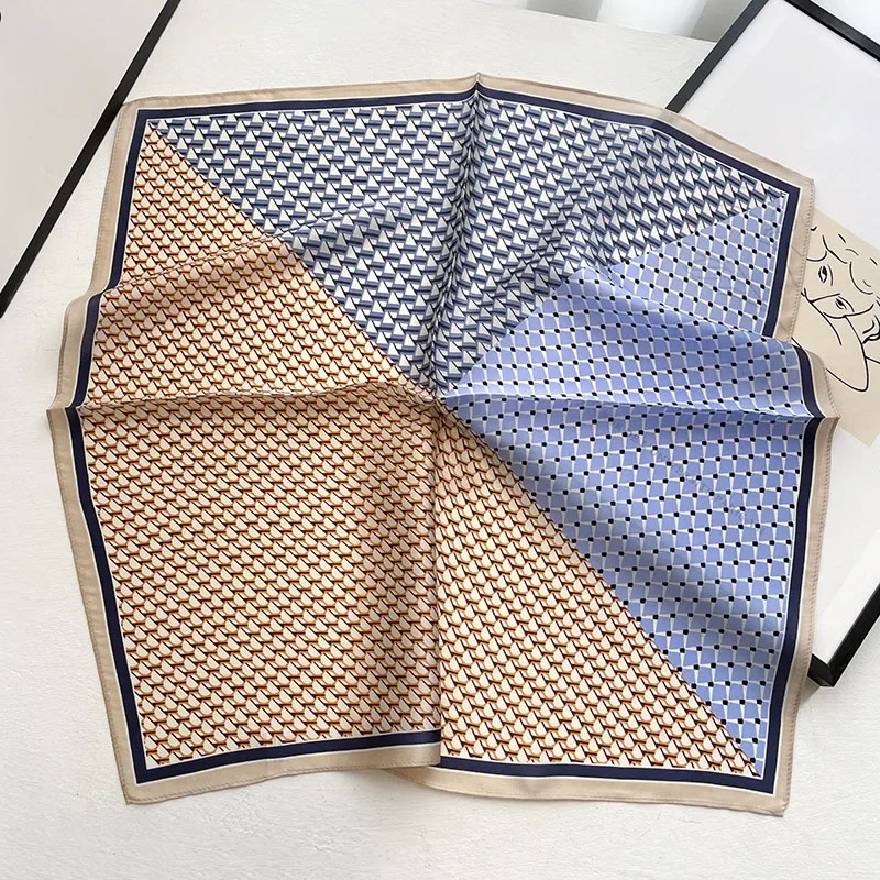 New scarf women spring printed - Scarf Silk Square บทวิจารณ์และราคา