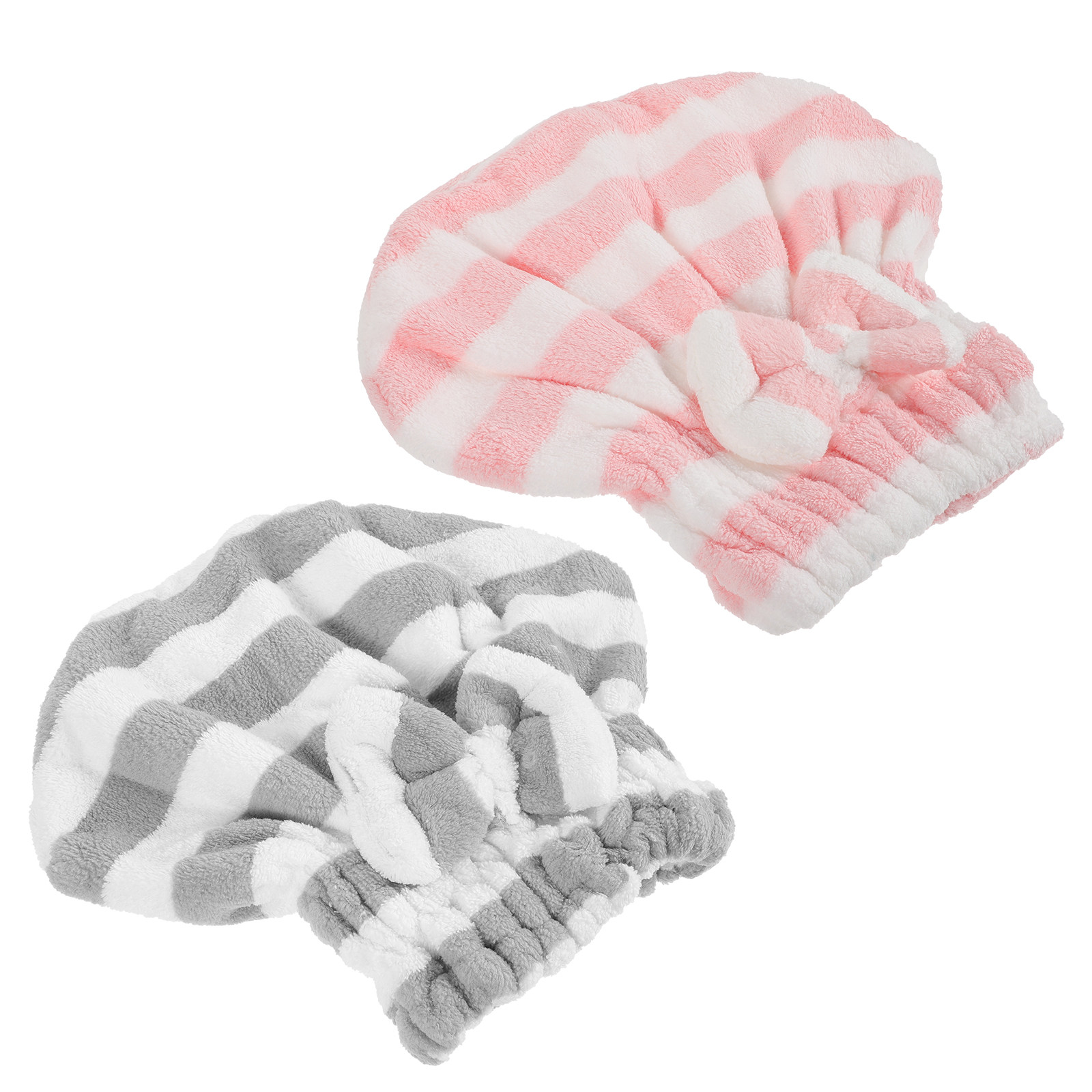 2Pcs Hair Drying Turban Cap Ab - Head Wrap Turban บทวิจารณ์และราคา