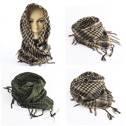 Hunting Scarf Military Shemagh - Bandana Cotton บทวิจารณ์และราคา