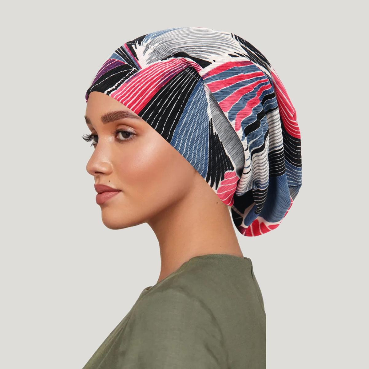 2026 New Tie-dye Hair Cover Ca - Head Wrap Turban บทวิจารณ์และราคา
