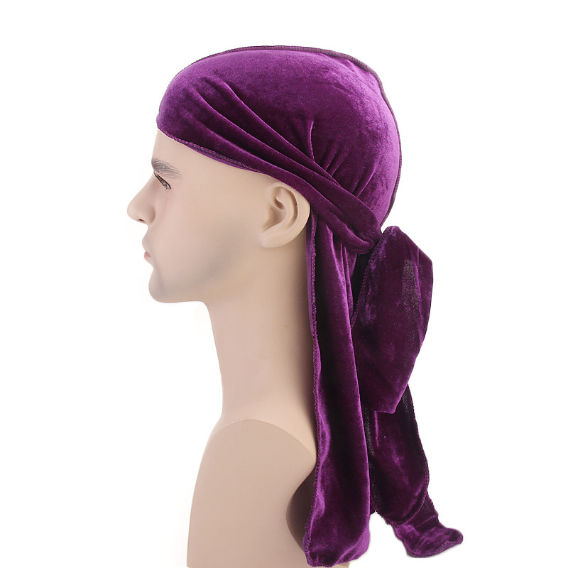 New Luxury Men's Velvet Durags - Bandana Doo Rag บทวิจารณ์และราคา