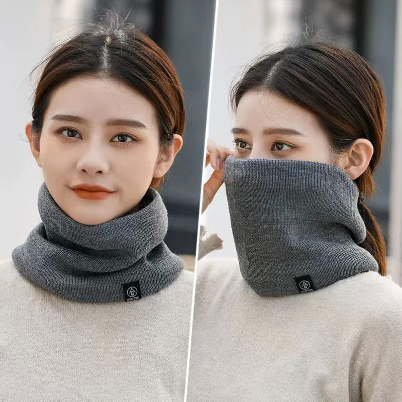 Fashion Women Knitted Scarf So - Muffler Men Wool บทวิจารณ์และราคา
