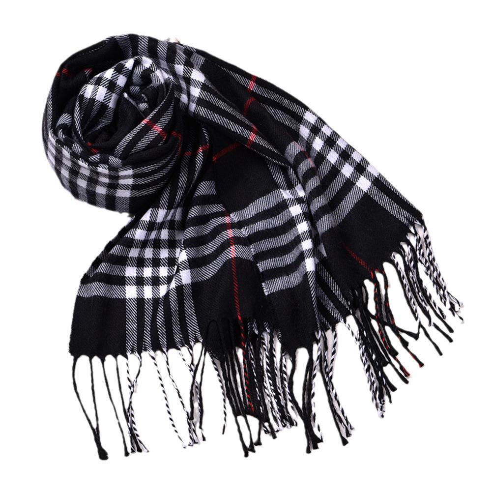 British Style Winter Scarves F - Muffler Men Wool บทวิจารณ์และราคา