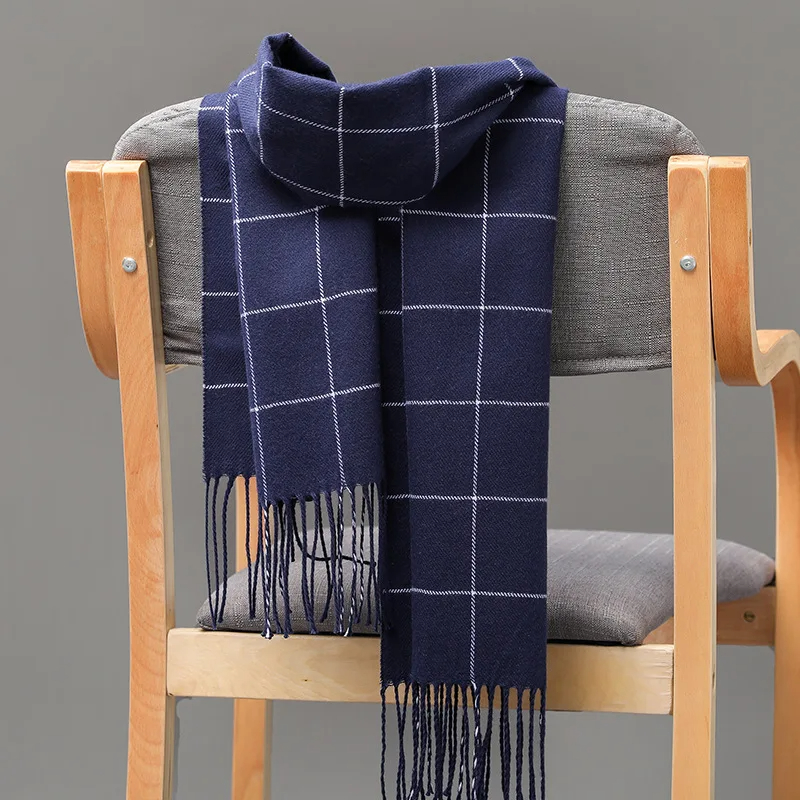 2023 New Winter Men Scarf Keep - Muffler Men Wool บทวิจารณ์และราคา