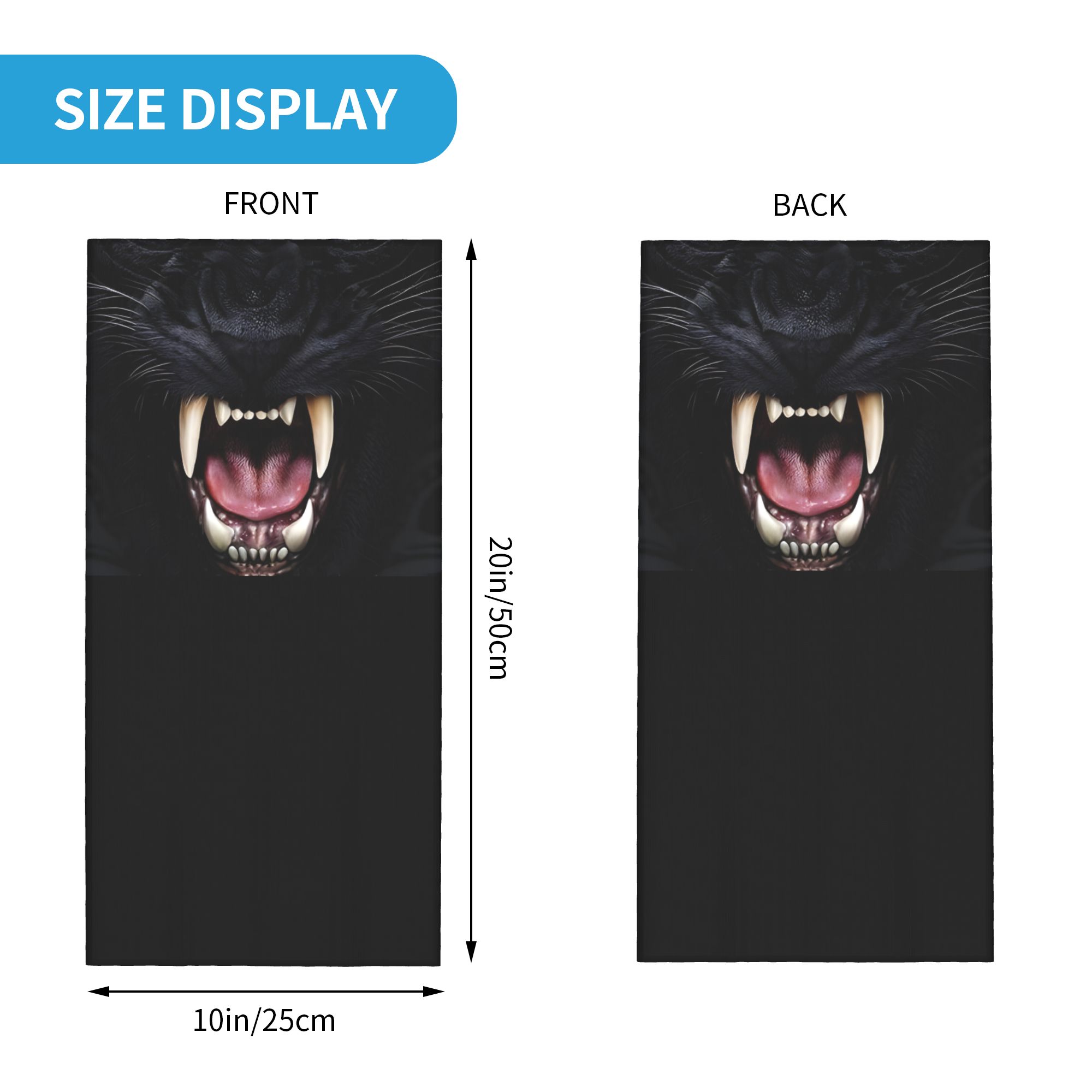 Custom Black Panther Animal He - Neck Warmer Tube บทวิจารณ์และราคา