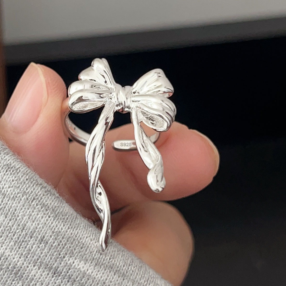 925 Sterling Silver Rings For  - Tie Clip Silver บทวิจารณ์และราคา