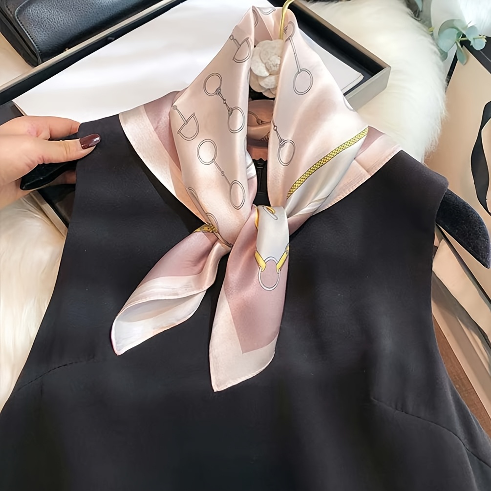 Luxury 100% Pure Silk Square S - Silk Neck Scarf บทวิจารณ์และราคา