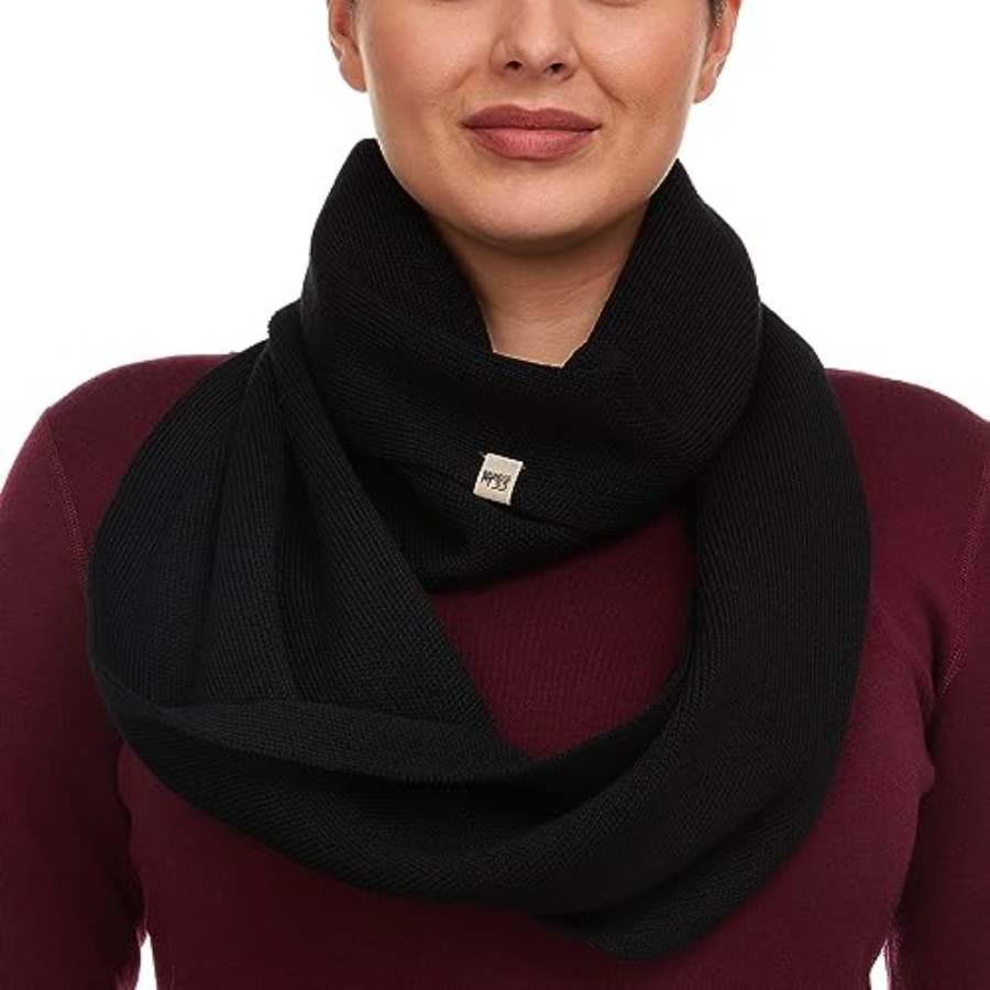 100% Merino Wool Everyday Knit - Infinity Scarf Knit บทวิจารณ์และราคา