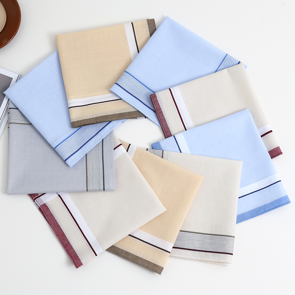 12 Packs of Men's Gentleman's  - Handkerchief Cotton Men บทวิจารณ์และราคา