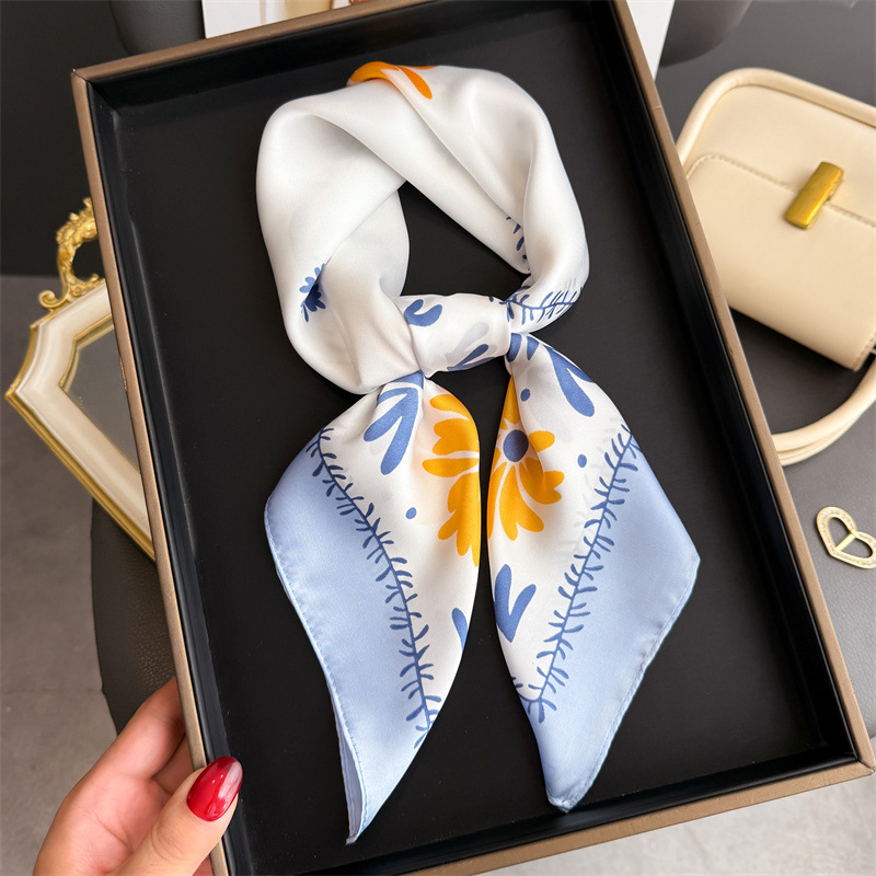 1Pc new printed fashion silk s - Silk Neck Scarf บทวิจารณ์และราคา