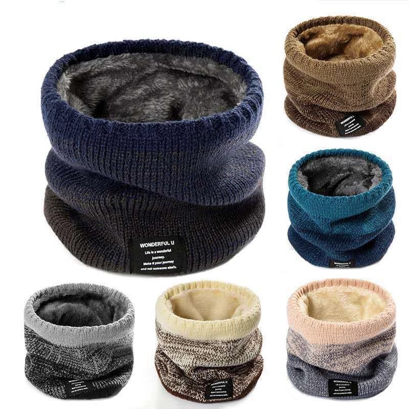 Winter Scarf for Men Fleece Ri - Handkerchief Cotton Men บทวิจารณ์และราคา