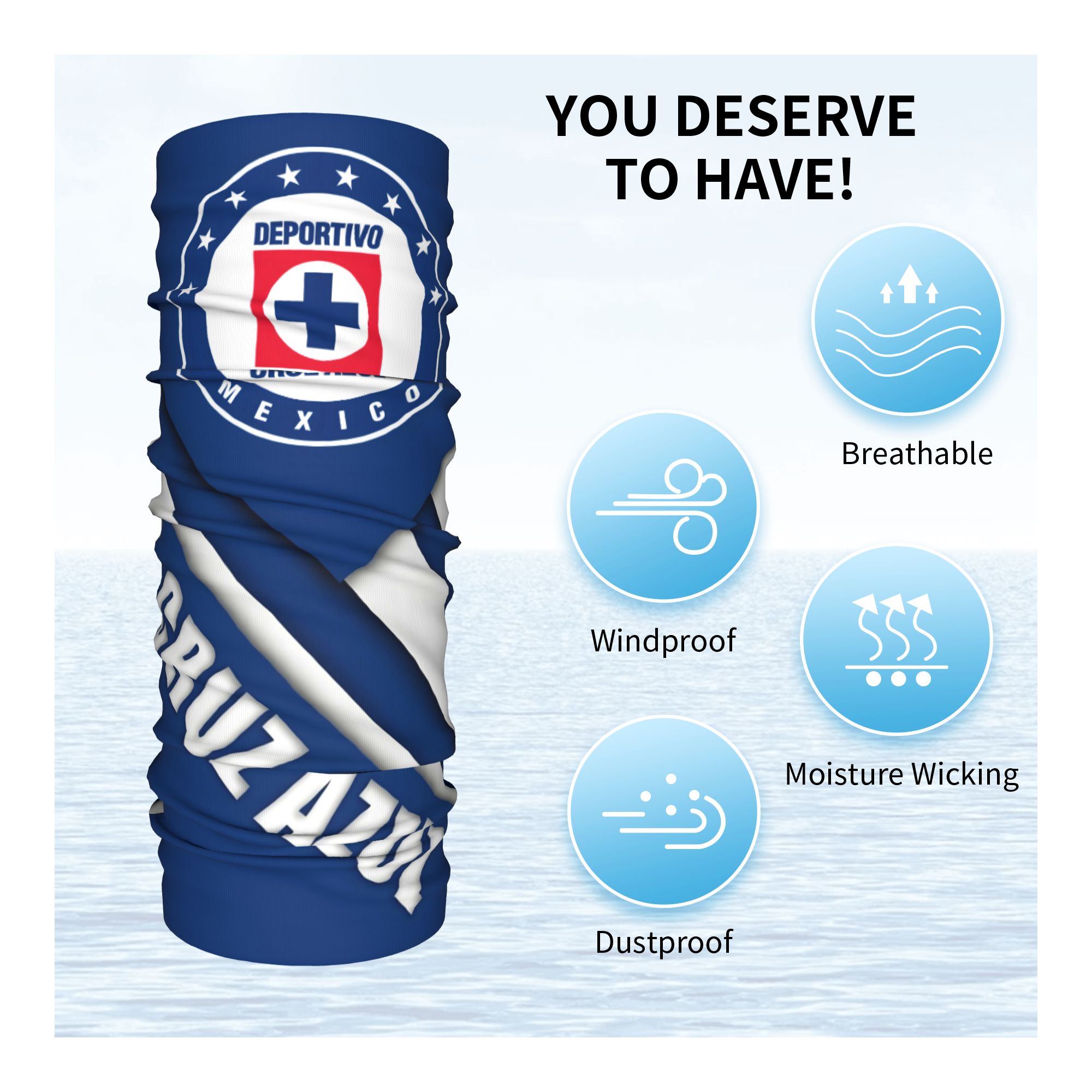 Mexico Football Club Soccer FC - Neck Warmer Tube บทวิจารณ์และราคา