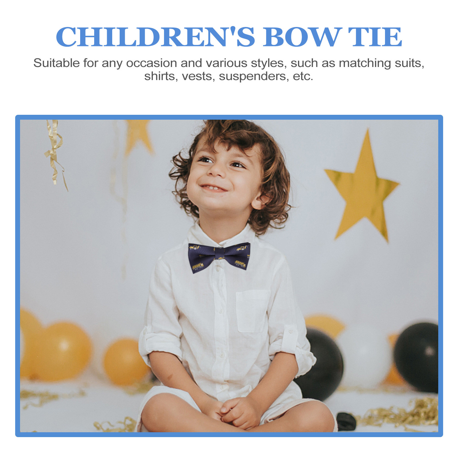 2Pcs Cartoon Bow Tie Kids Adju - Bow Tie Pre Tied บทวิจารณ์และราคา
