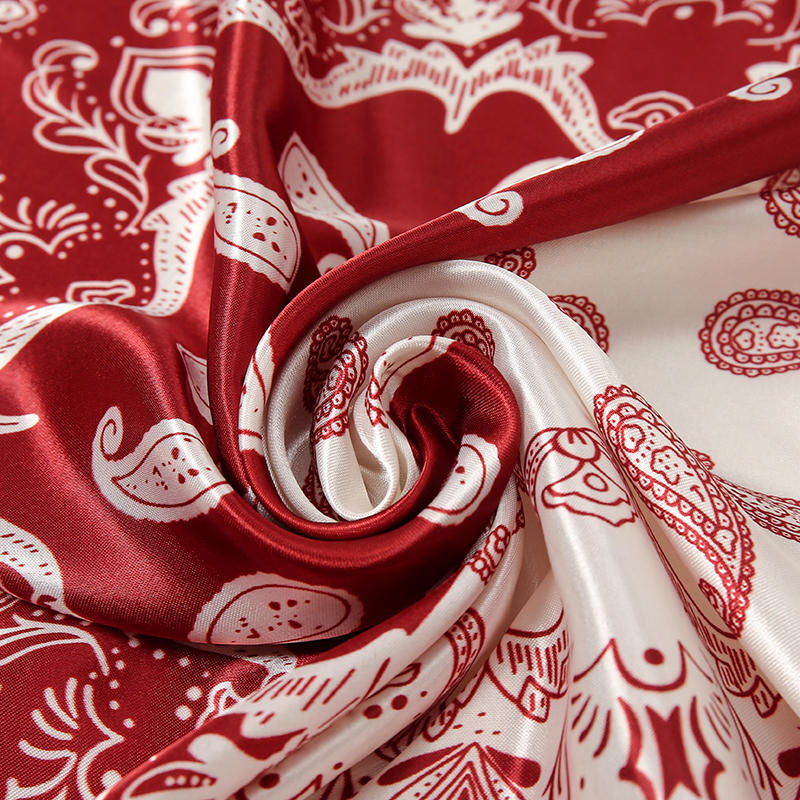 Satin Square Scarf Women Musli - Silk Neck Scarf บทวิจารณ์และราคา