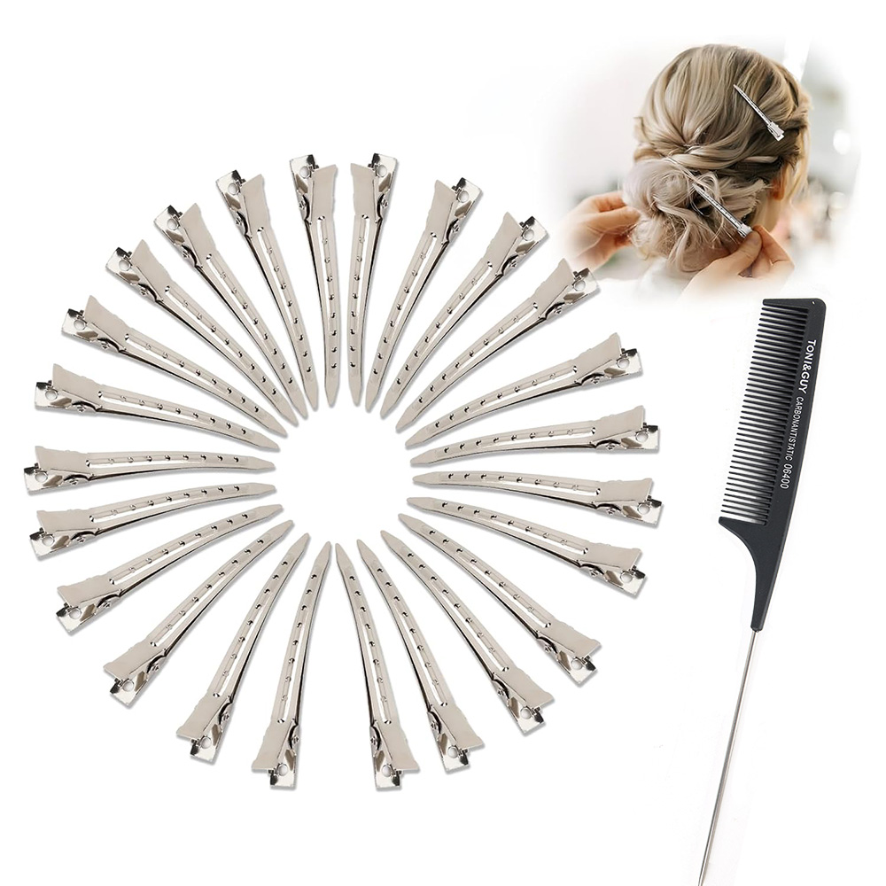 24pcs Silver Hair Clips For St - Tie Clip Silver บทวิจารณ์และราคา