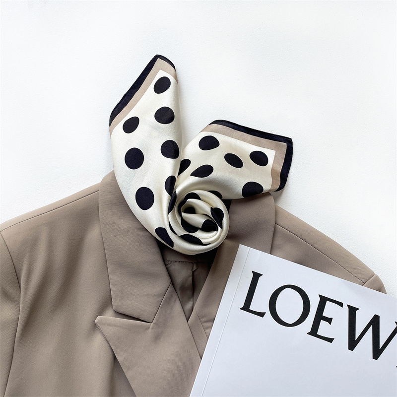 2024 New Pure Silk Scarf Small - Face Scarf Mask บทวิจารณ์และราคา