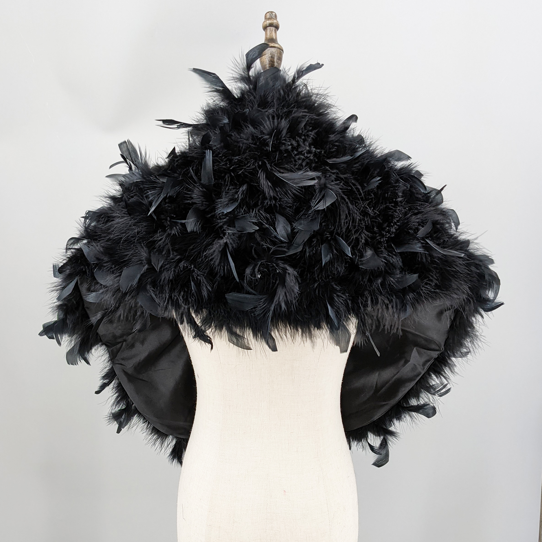Black Feather Shawl for Women  - Stole Wedding Shawl บทวิจารณ์และราคา