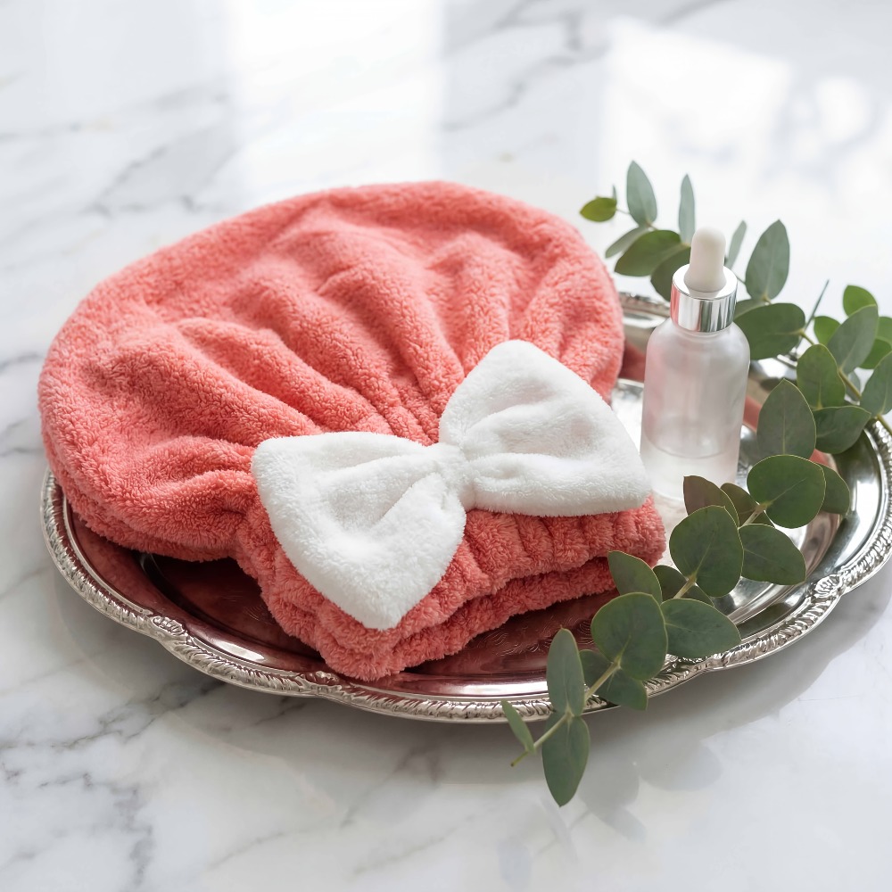 Microfiber Hair Drying Cap, Qu - Head Wrap Turban บทวิจารณ์และราคา