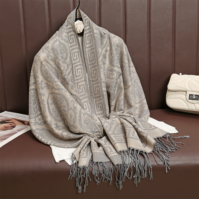 2024 Luxury Thick Cashmere Sca - Woven Scarf Blanket บทวิจารณ์และราคา