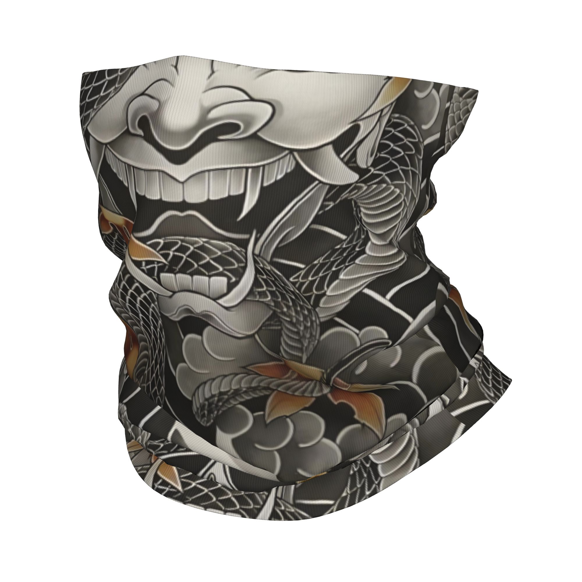 Custom Samurai Oni Demon Banda - Neck Warmer Tube บทวิจารณ์และราคา