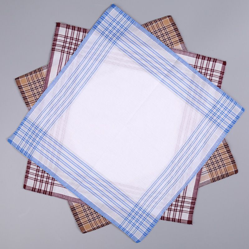 12Pcs Men's Pure Cotton Handke - Handkerchief Cotton Men บทวิจารณ์และราคา