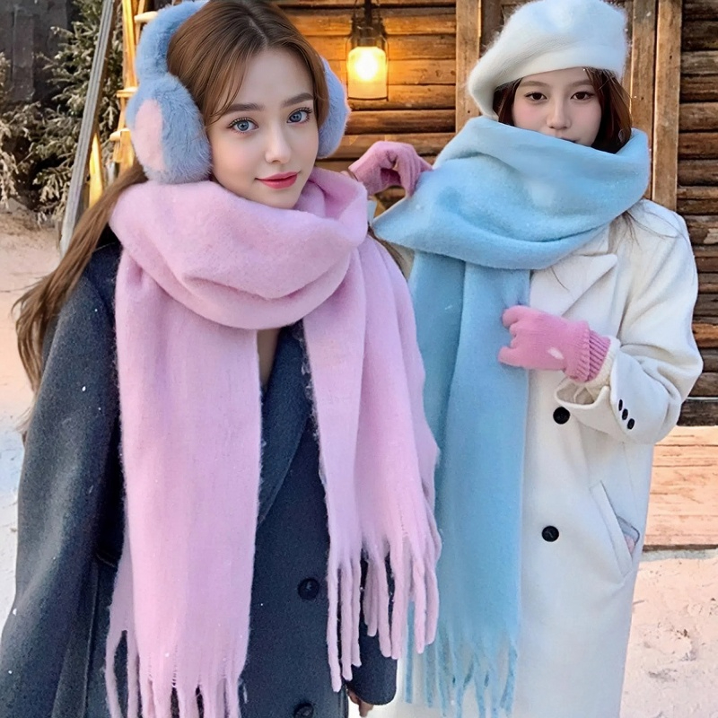 Winter Scarf for Women Cashmer - Woven Scarf Blanket บทวิจารณ์และราคา