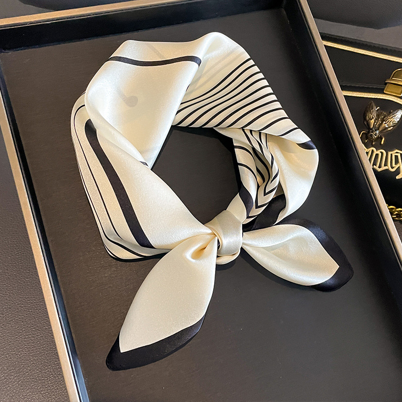 Design Shawl 100% Real Silk Sq - Ascot Neck Scarf บทวิจารณ์และราคา