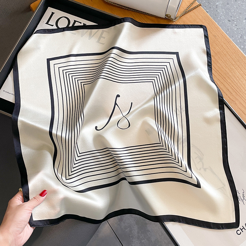 Design Shawl 100% Real Silk Sq - Ascot Neck Scarf บทวิจารณ์และราคา